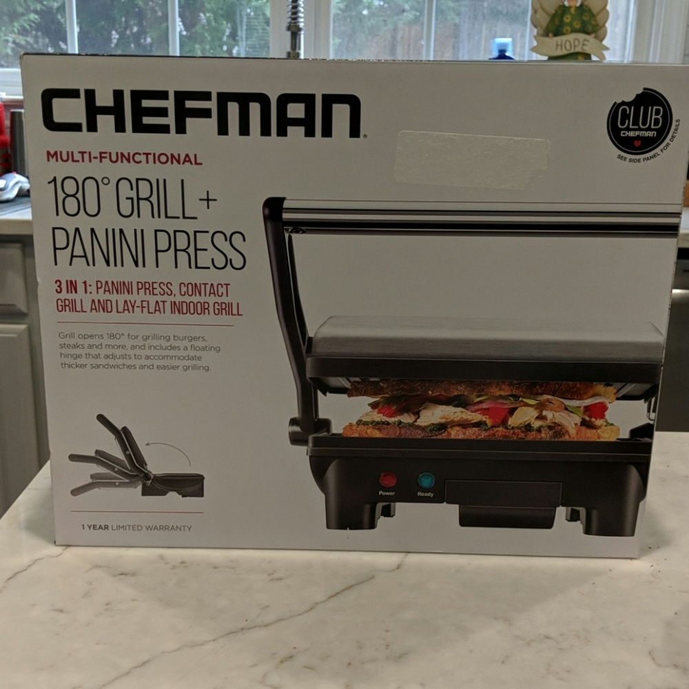 3-in-1 Panini Press and Indoor Grill